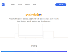 Tablet Screenshot of indevtekno.com
